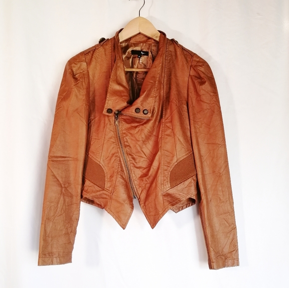 Ryu Jackets & Blazers - Ryu Vegan Leather Moto jacket